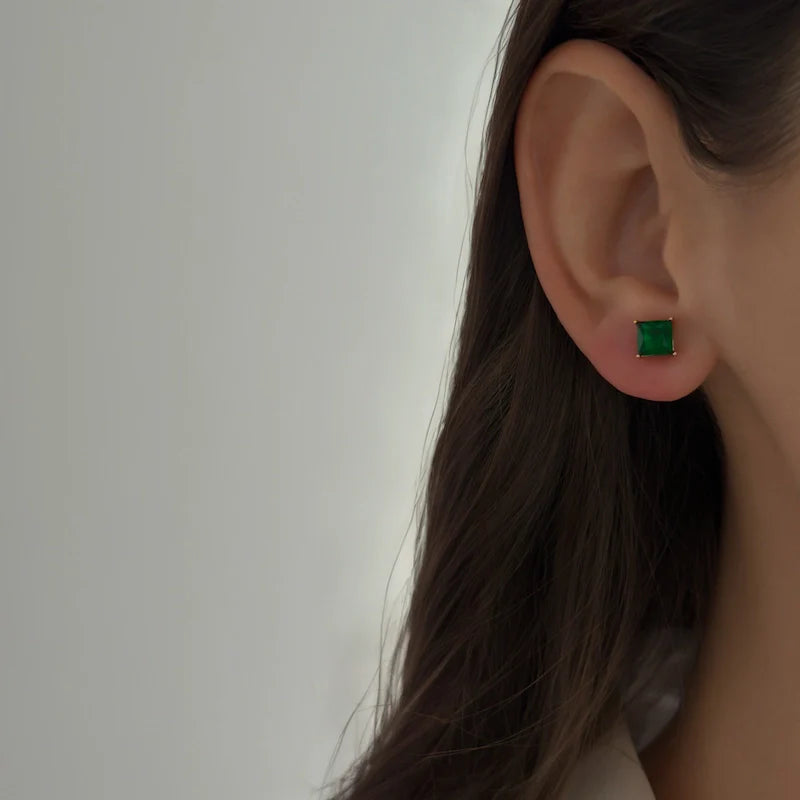 Emerald Carat Studs