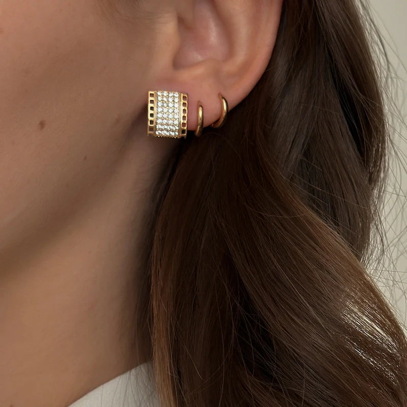 Quadratic Vintage Studs