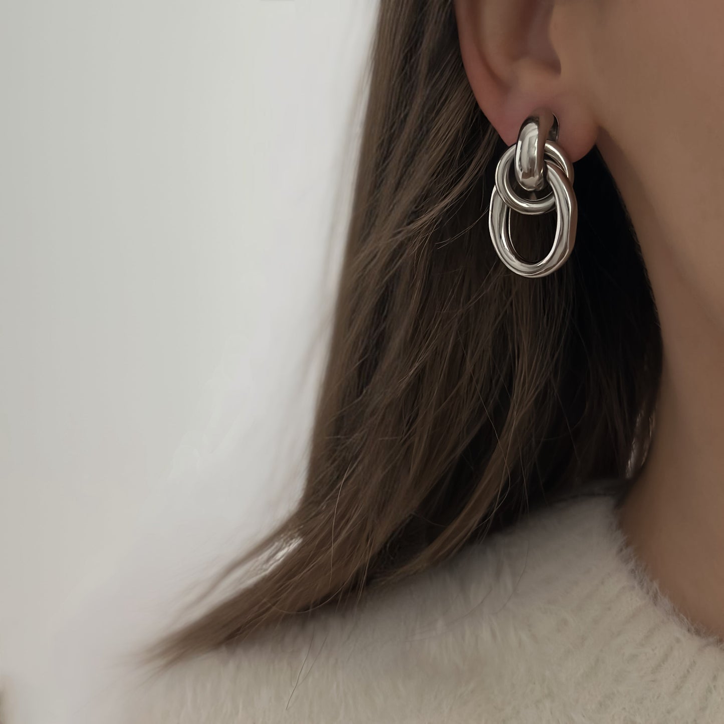 Kolczyki sztyfty Wieczór – srebro