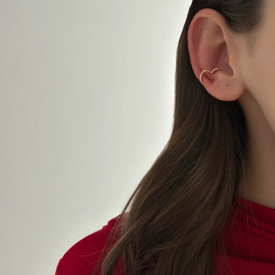 Big Heart Ear Cuff (szt)