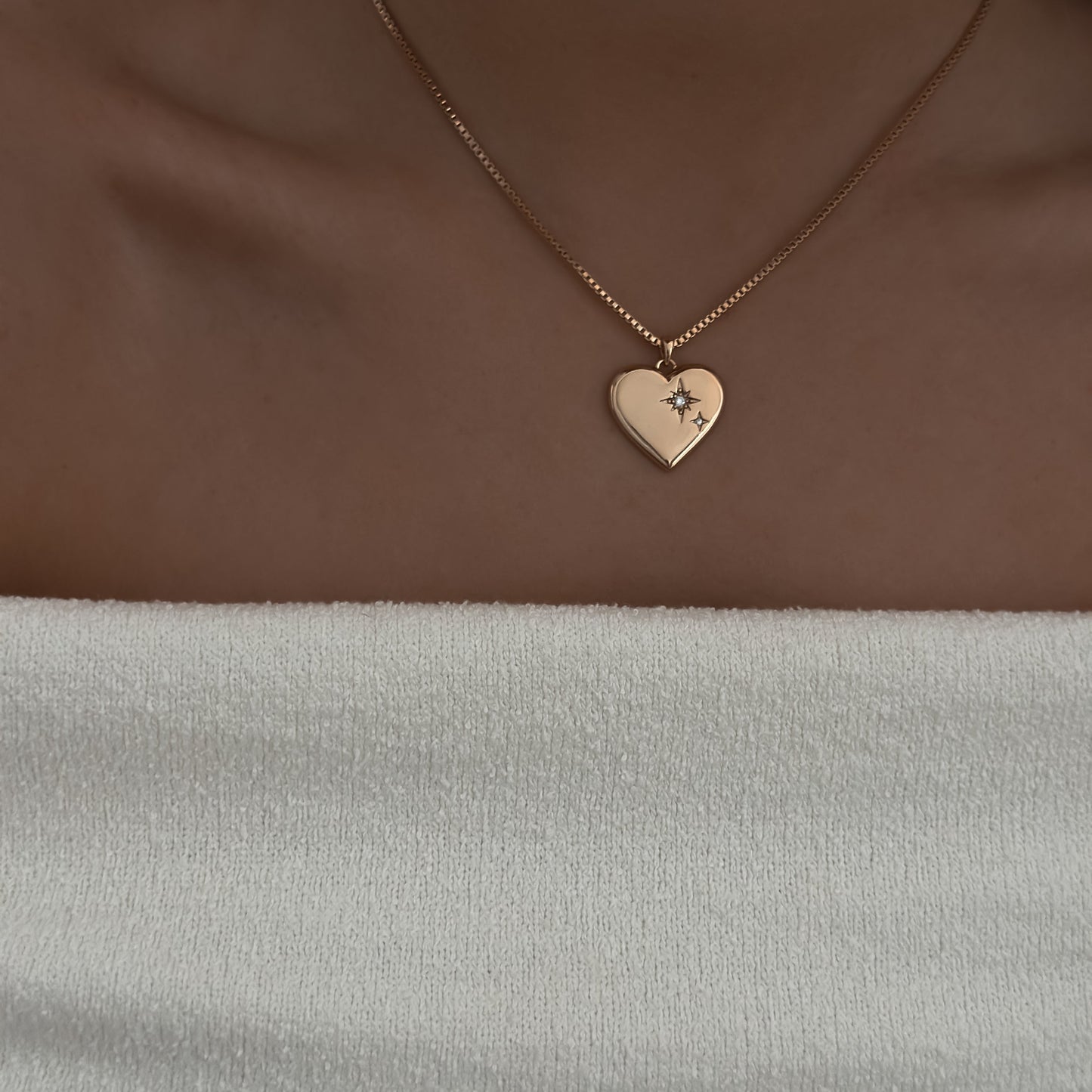 Evangeline Heart Necklace