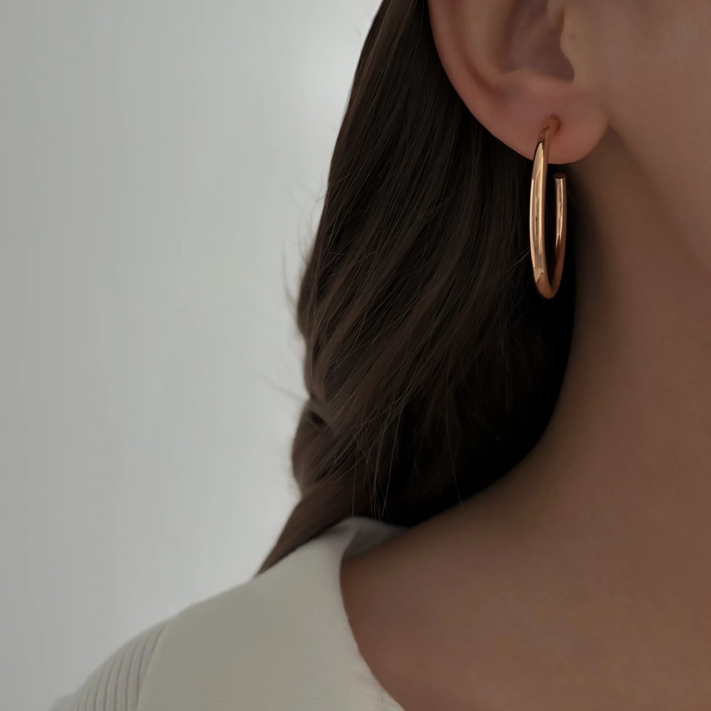 Kolczyki koła Srebrny Blask