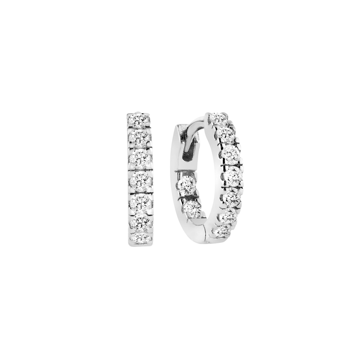 Kolczyk ze srebra próby 925 | Złocona powłoka 18-karatowa 1