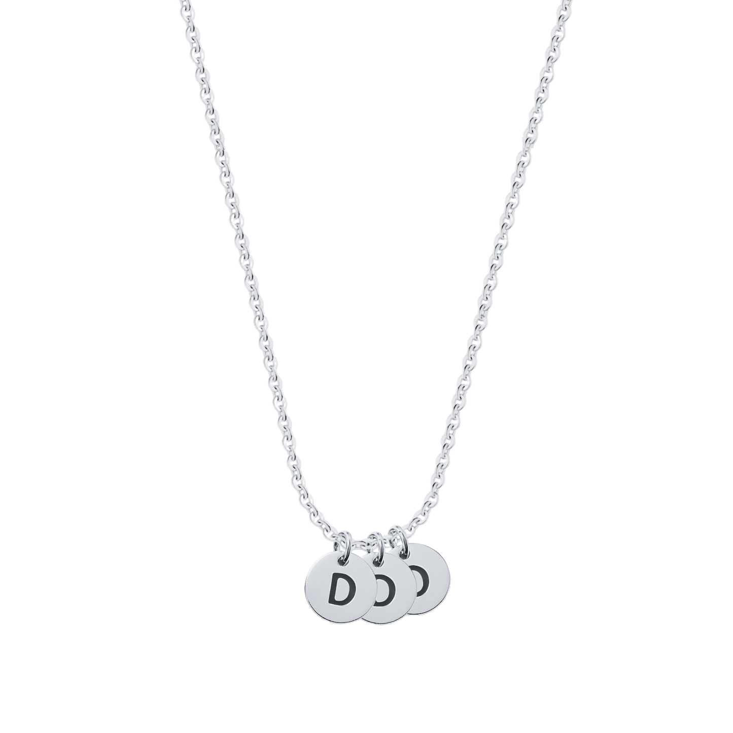 Łańcuszek płytkowy z literą | Srebro 925, 0.015 kg 5