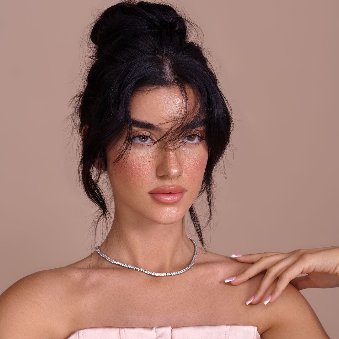 Naszyjnik tenisowy 3mm | 18-karatowe złoto 4