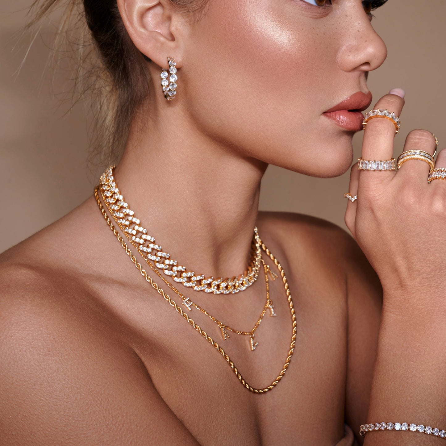 Naszyjnik z imieniem 925 srebro | Elegancki design 40-55 cm 1