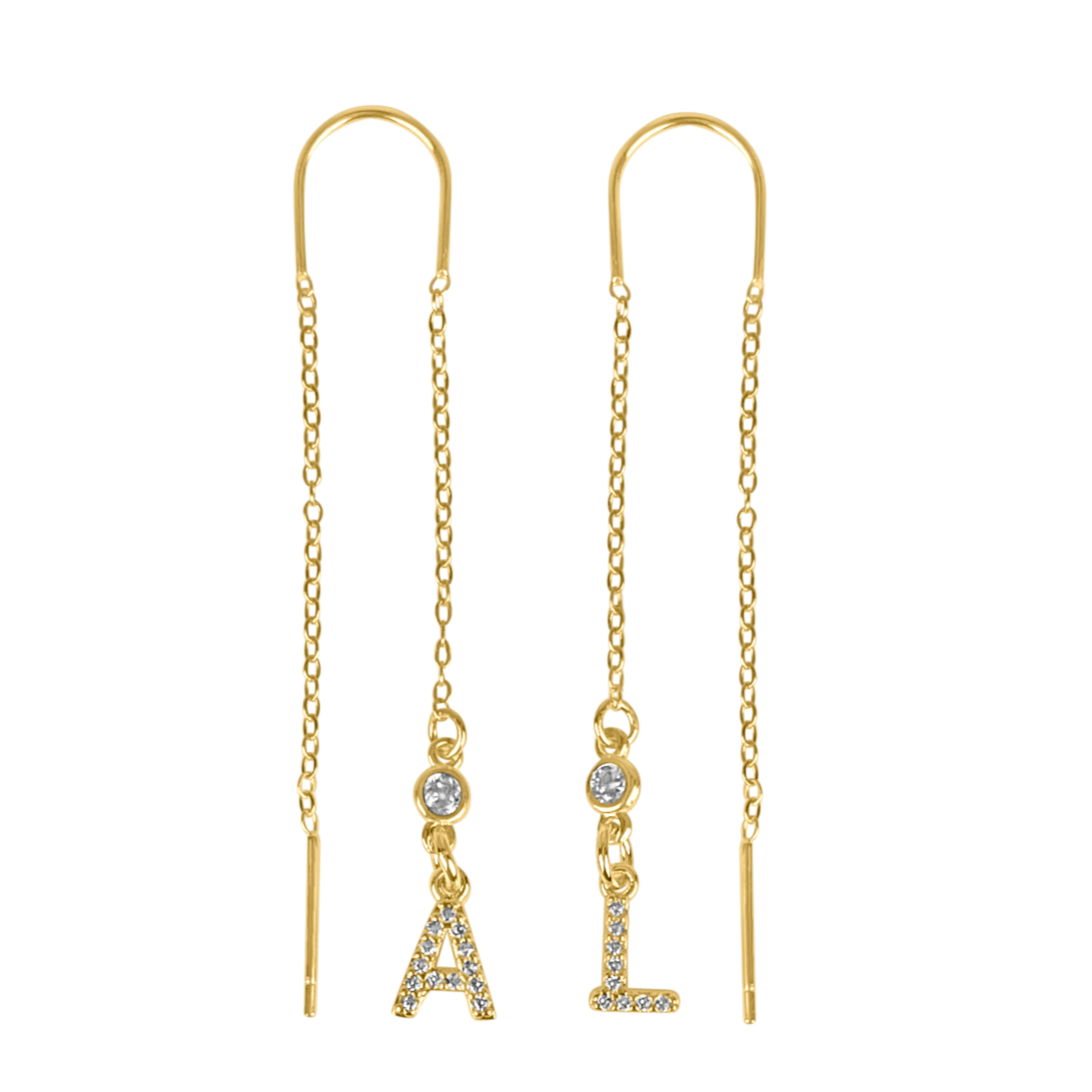 Srebrny Kolczyk 925 | Złocona Powłoka 0,7 kg 0