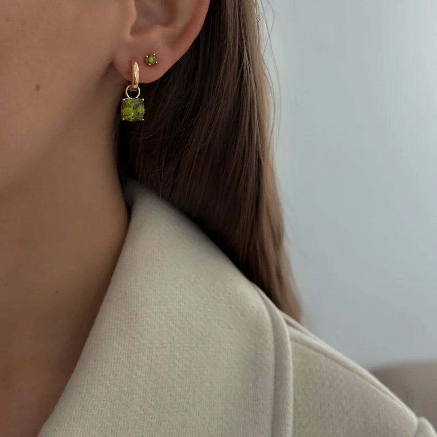 Golden Pistachio Studs