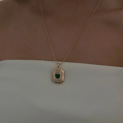 Naszyjnik Szmaragd Secret