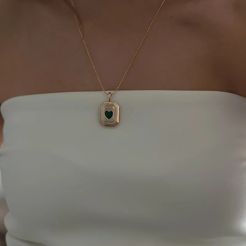 Naszyjnik Szmaragd Secret
