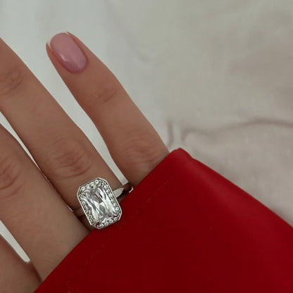 Crystal Chapel Ring [Silver]