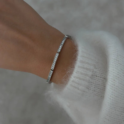 Caroline Diamond Bracelet [Silver]