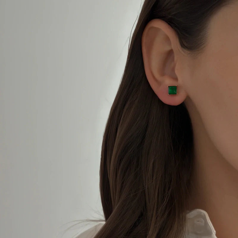 Emerald Carat Studs