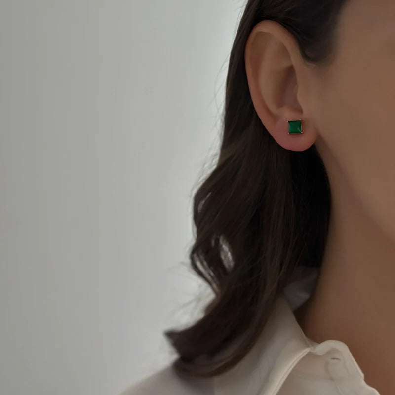 Emerald Carat Studs
