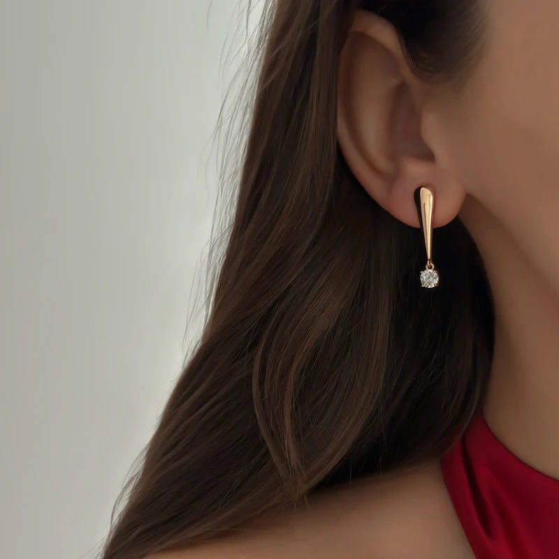 Diamond Drop Studs