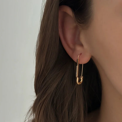 Golden Safety Pin (szt)