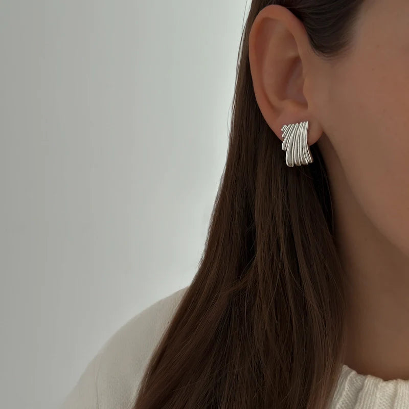 Celine Studs [Silver]