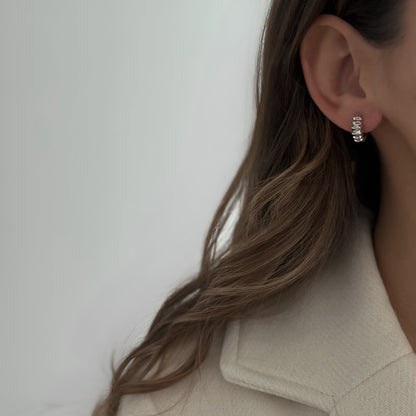 Brindle Hoops [Silver]