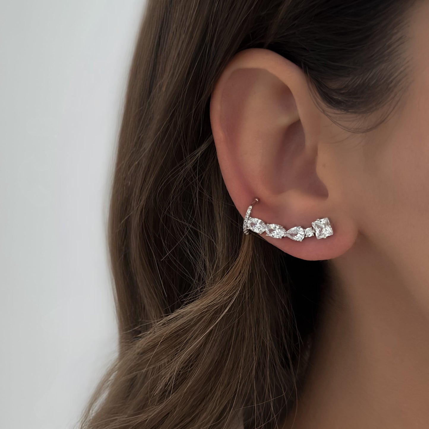 Party Ear Cuff [Silver] (szt)