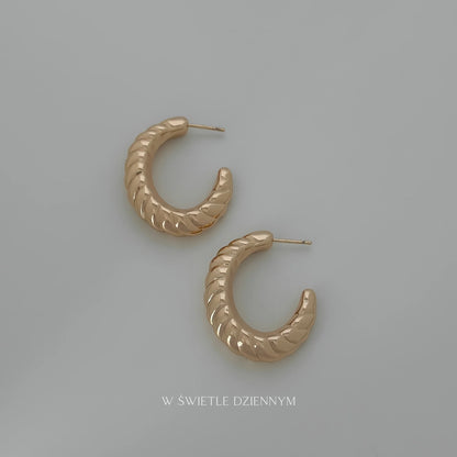 French Twist Hoops