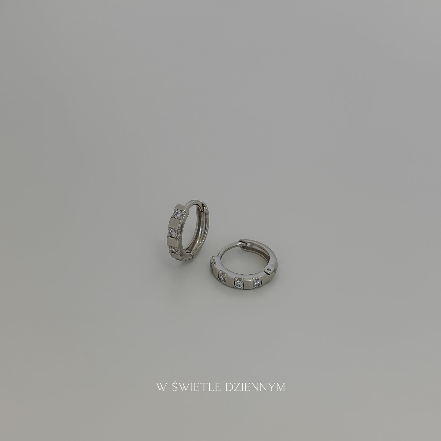 Kolczyki koła Odwaga – srebro