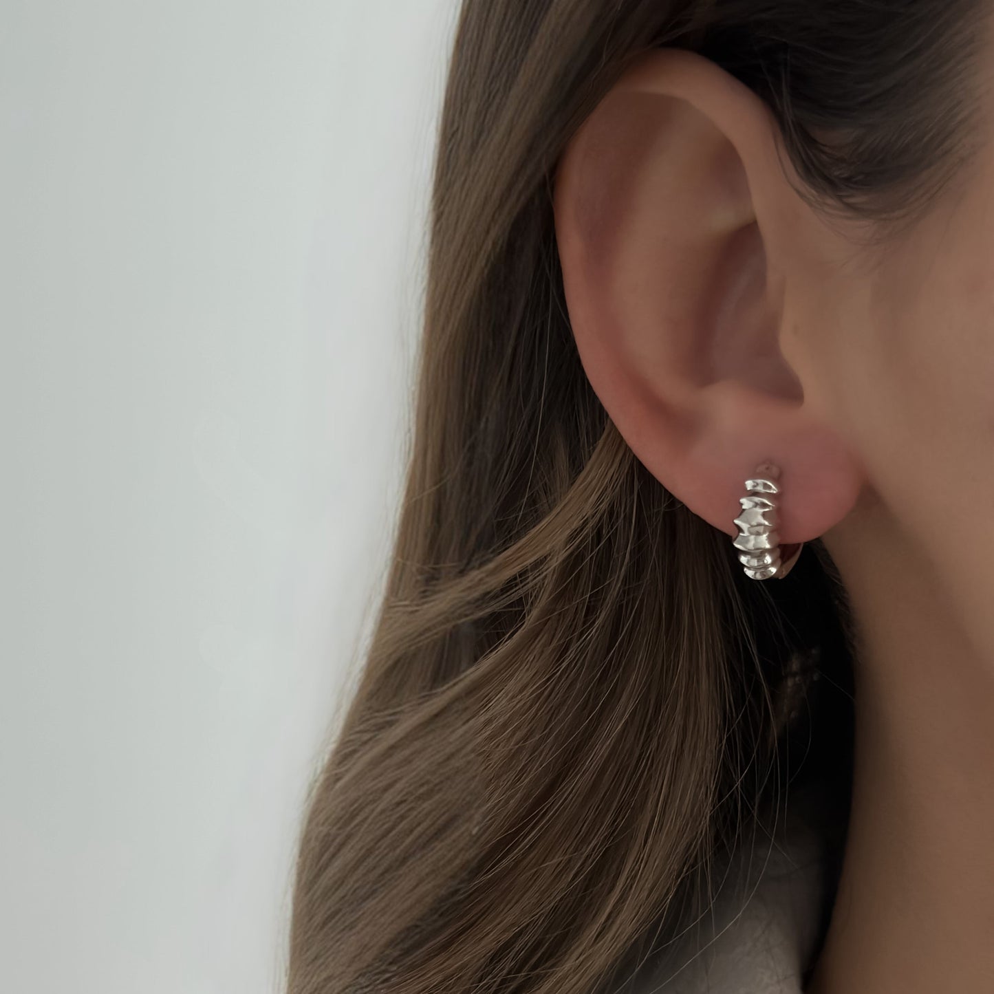 Brindle Hoops [Silver]