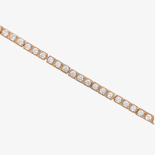 Cube Tennis Bracelet