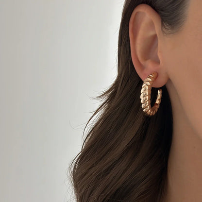 French Twist Hoops