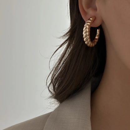 French Twist Hoops