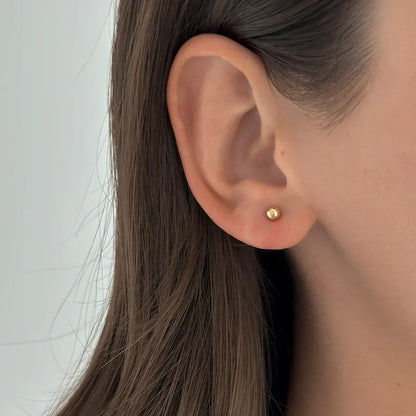 Kolczyki sztyfty Róża