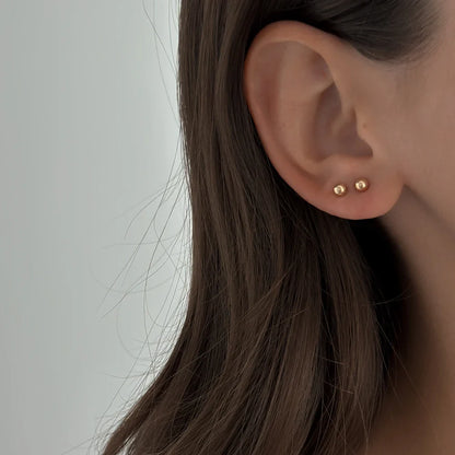 Kolczyki sztyfty Róża