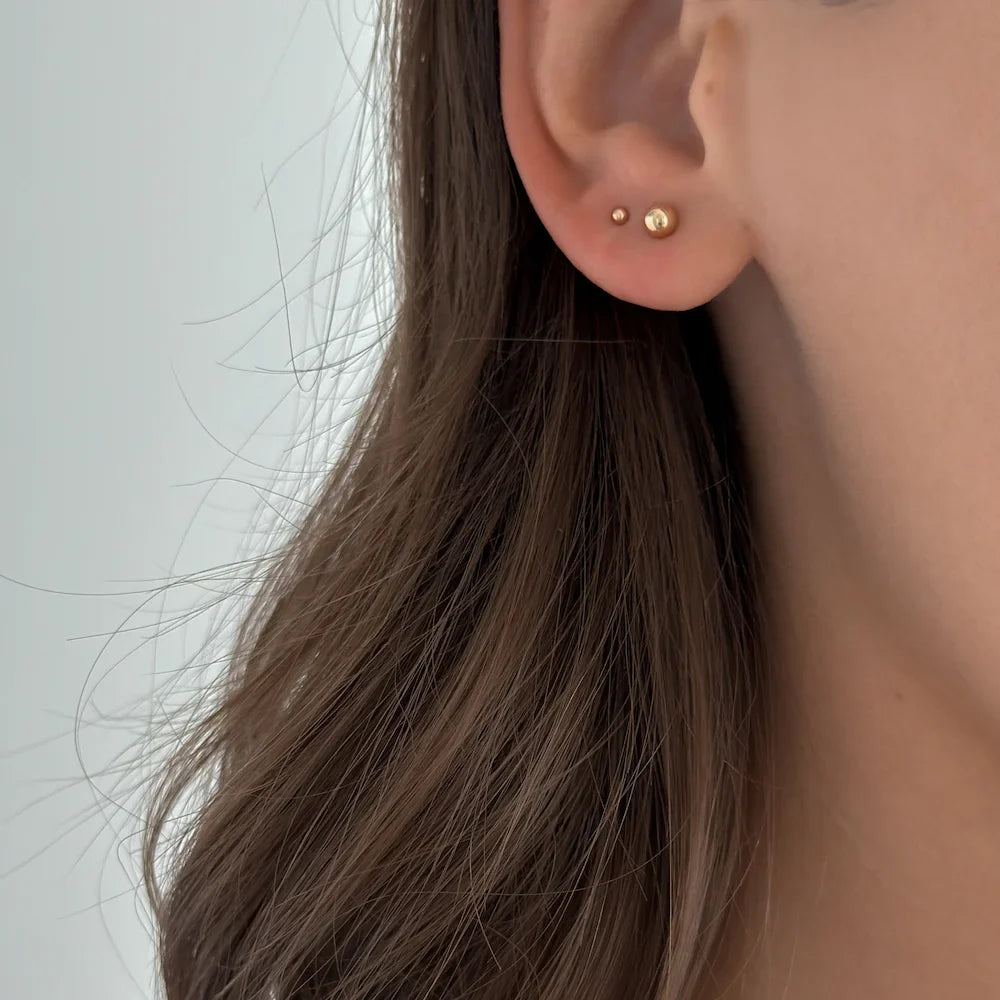 Kolczyki sztyfty Róża