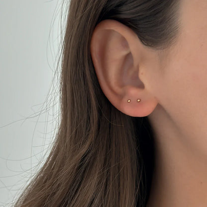 Kolczyki sztyfty Róża