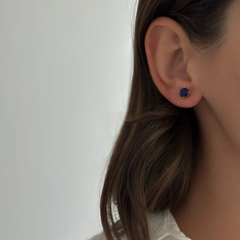 Sapphire 6mm Studs