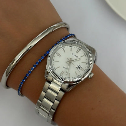 Tennis Sapphire Bracelet [Silver]