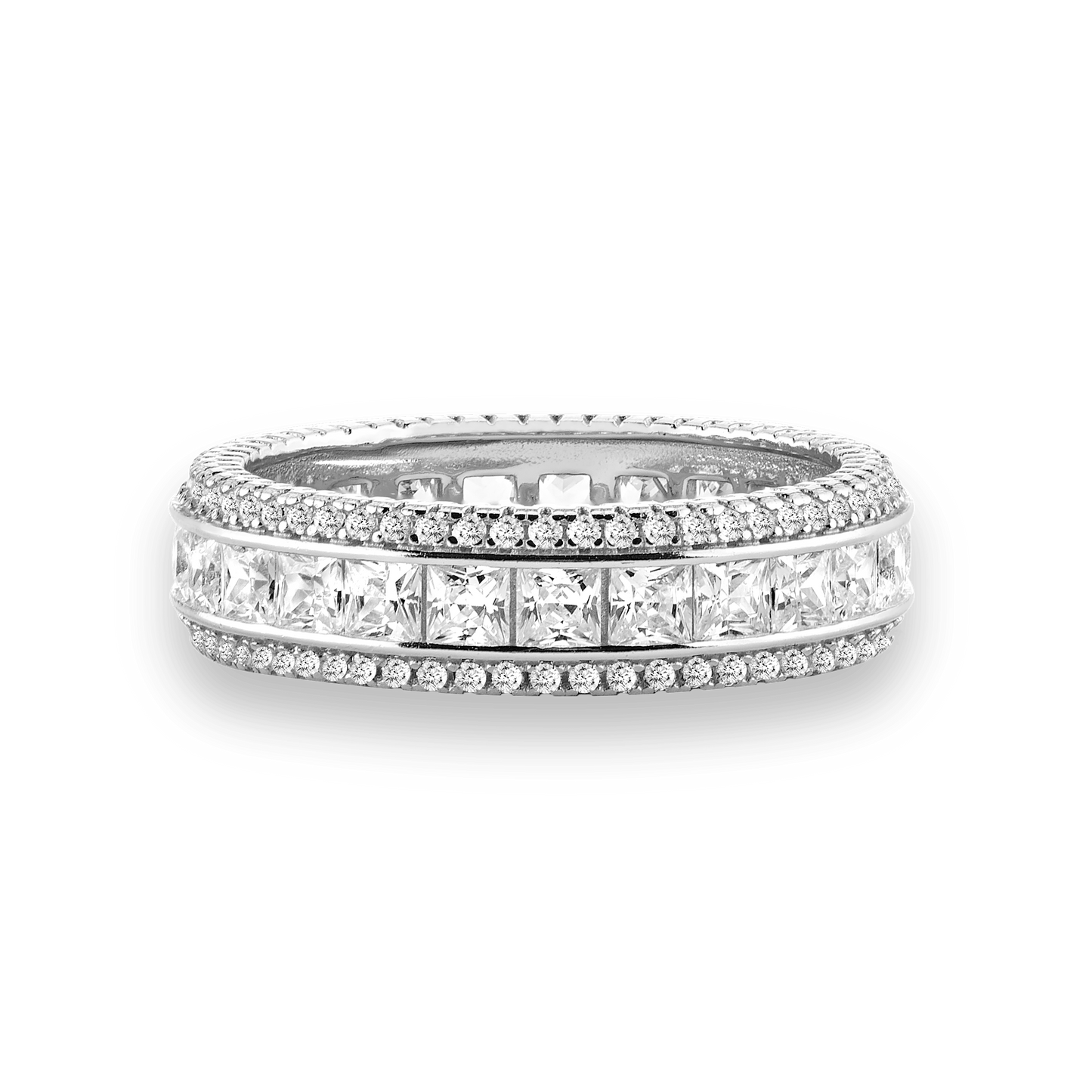 Almeria | Srebrny pierścionek 925 z cyrkonią 0,01 kg 1