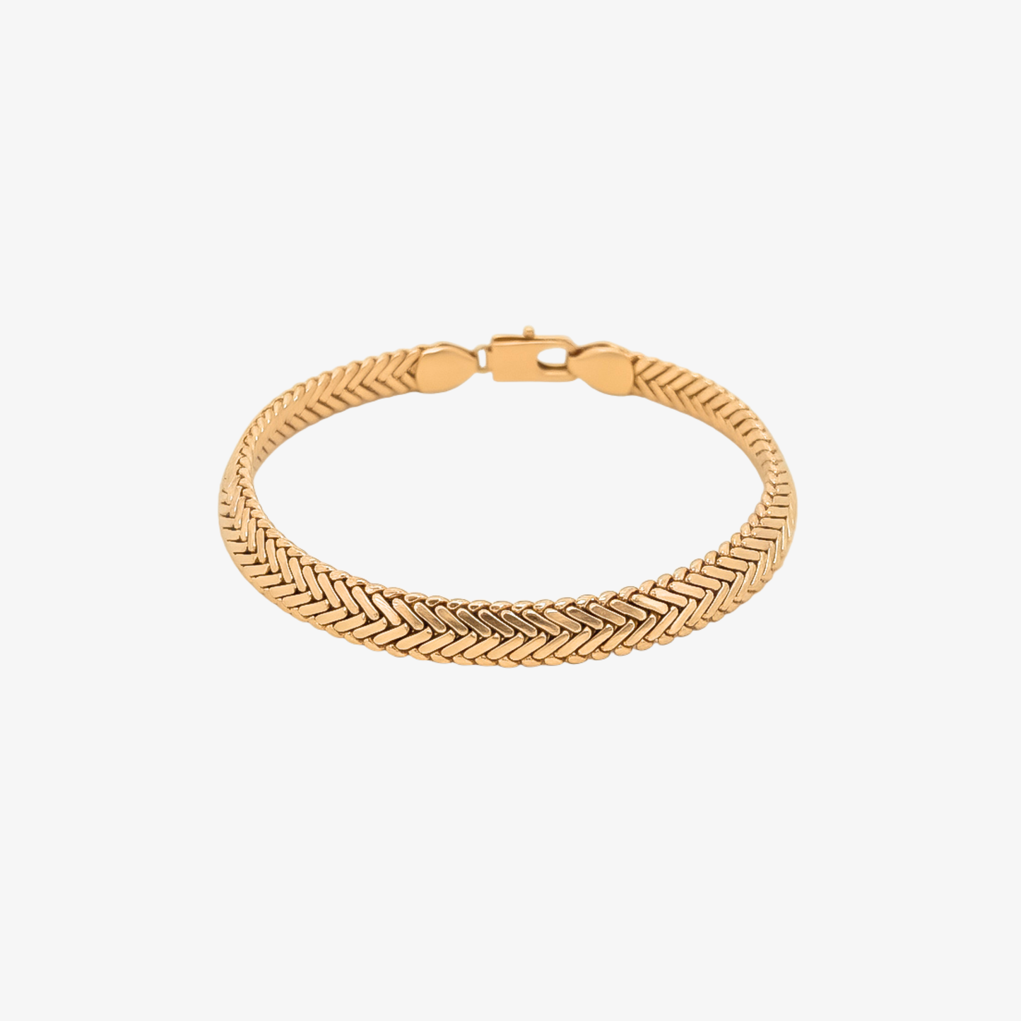 Herringbone Bold Bracelet
