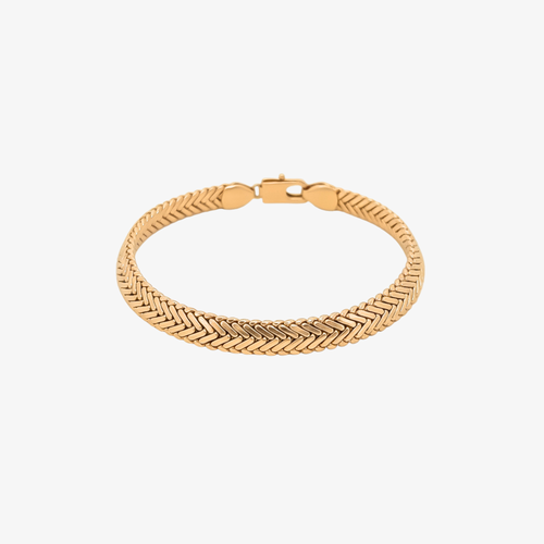 Herringbone Bold Bracelet