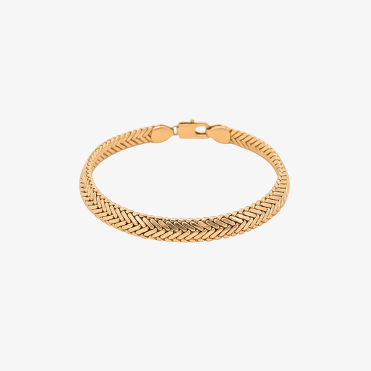 Herringbone Bold Bracelet