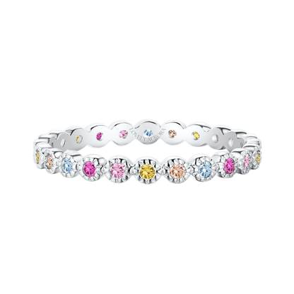 Berliński Cukierek | Pierścionek ze srebra 925 i cyrkoniami 8A 1