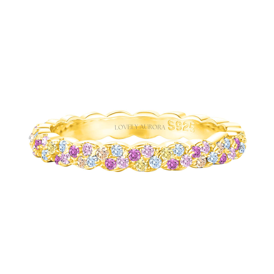 Bolońskie Biscotti | Pierścionek srebrny 925 z cyrkonią 8A 0