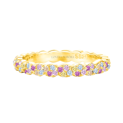 Bolońskie Biscotti | Pierścionek srebrny 925 z cyrkonią 8A 0