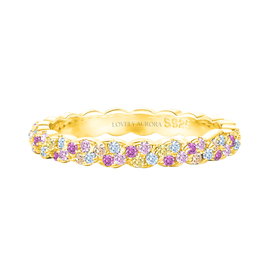 Bolońskie Biscotti | Pierścionek srebrny 925 z cyrkonią 8A 0