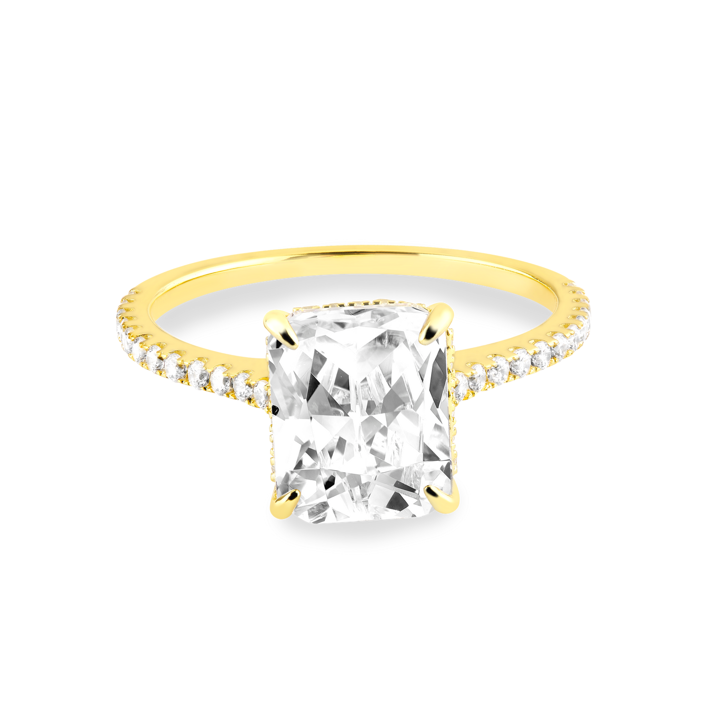 Bora Bora | Pierścionek ze srebra 925 z powłoką 18K 0