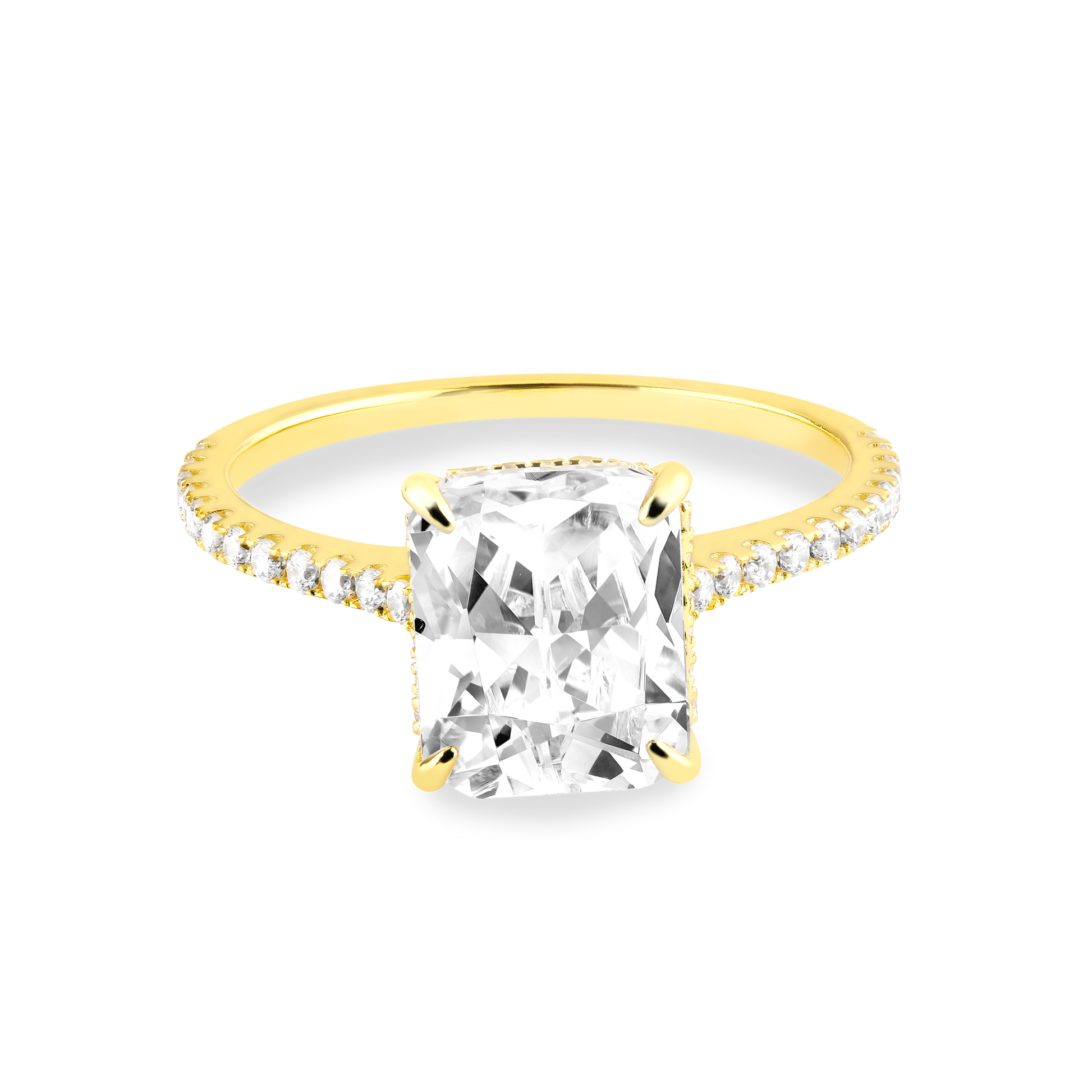 Bora Bora | Pierścionek ze srebra 925 z powłoką 18K 0