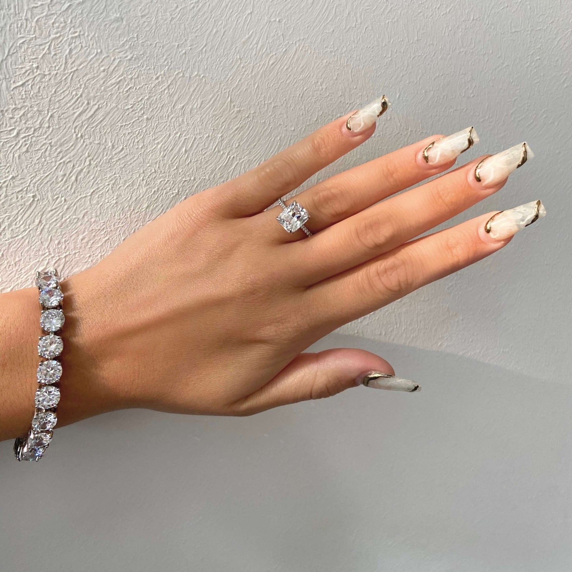 Bora Bora | Pierścionek ze srebra 925 z powłoką 18K 3