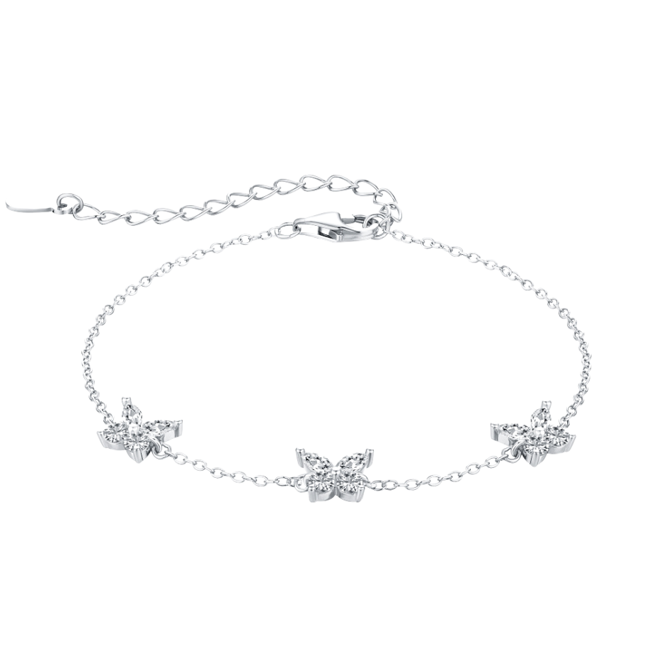 Bransoletka motyl ze srebra próby 925 | Elegancki design 0,02 kg 3
