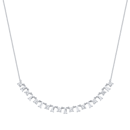 Dundee | Srebrny łańcuszek 925 z cyrkonią 5A 1