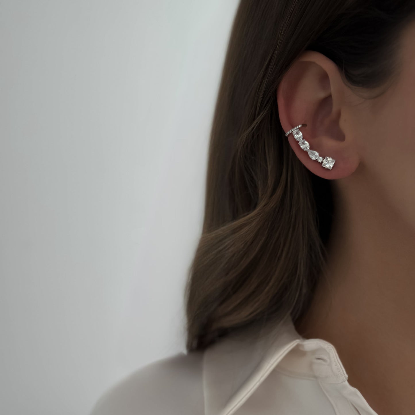 Party Ear Cuff [Silver] (szt)