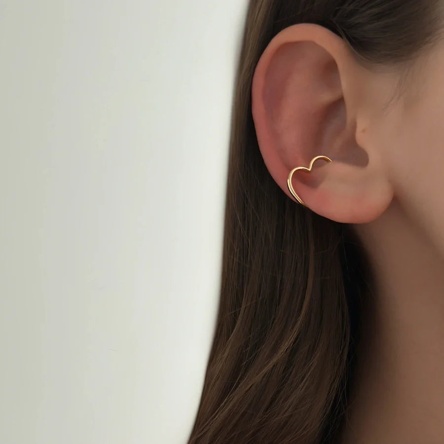 Big Heart Ear Cuff (szt)